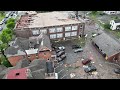 Aerial video shows tornado damage in Rome, New York