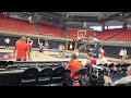 Auburn Basketball team running drills @ practice (Not 360° video).