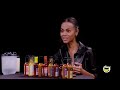 Zoe Saldaña Gets Scorched By Spicy Wings | Hot Ones