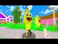 EM BÉ YUMMIE MÈO CHUỐI ĐƯỢC HIHA NHẬN NUÔI TRONG MINECRAFT*BÉ CHUỐI YUMMIE CUTE 🥰🍌😺