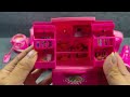 7minutes of satisfaction out of the box Hello Kitty pink mini kitchen and appliances ASMR (no music)