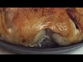Chicken frying in a pan - slow mo