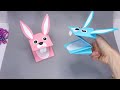 How to Make a Paper rabbit Puppet | Paper RABBIT | Paper Crafts easy