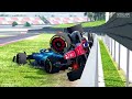 Realistic Formula Car Crashes#19 | BeamNG.drive | F1 MOD