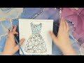 Color & Chat- Dream Dresses by Jacqueline Schmidt|Late Night Coloring Mama