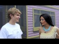 Meeko and Pocahontas chat with Tommy