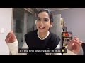 🇰🇷24 HOURS VEGETARIAN FOOD CHALLENGE in KOREA | vlog + cooking 🥗🍊🥕