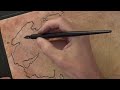 ASMR Drawing Map of Middle-earth | Dip Pen 1.5 Hours