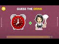 Guess The Drink By Emoji?🤔| Guess the Drink🤔| Emoji Quiz | Emoji Quiz 2024 🍿🎬  Quiz SparkIR