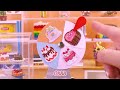 Rainbow Magic Cake 🌈 Colorful Miniature Pink Rainbow Cake Decoration | Mini Cakes Making Ideas