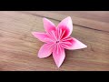 How to Make Realistic Paper Flower | Easy Paper Flower DIY | Origami Kusudama Flower Making