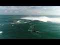 200万再生 ドローンで10メートルの巨大波を撮影  世界チャンピオン JohnJohnFlorence BigWave  Jaws Pe'ahi Maui  2018