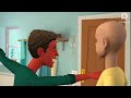 Caillou beats up the teacher/grounded