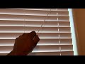 How to drop down blinds