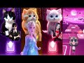 Cute Cats Songs | Wednesday Bloody Mary |Shakira Waka Waka | Jisoo Flower | Elsa Enemy | Cats Covers
