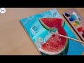 Refreshing Summer / Acrylic Painting for Beginners / STEP BY STEP #14