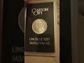 1882-cc Carson city uncirculated Morgan silver dollar #coincollecting #morgandollar #silver #coin