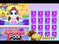 My talking Angela 2 POOR💩 VS My Angela 1 RICH 💰 🤑