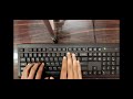 Learn English Typing in 10 Days-(Day-1)|Free Typing Lessons|Touch Typing Course|