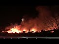Massive fire at Montpelier lumberyard
