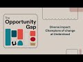 Opportunity Gap | Diverse impact: Champions of change at Understood