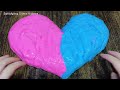 PINK vs BLUE I Mixing random into Glossy Slime I Relaxing slime videos#part11