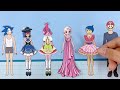 New Battle Elsa, Poppy & Joy: Inside out 2 or Trolls Band Together| DIY Paper Dolls Fashion