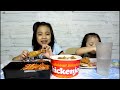 Spaghetti Family Pan x Chicken Joy Kiddos Mukbang