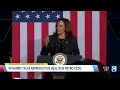 VP Harris focuses on reproductive rights at campaign event in metro Kalamazoo