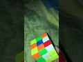 Solving a Rubik’s Cube in the dark through my camera and light on my camera in the dark