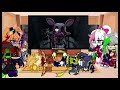 •||✓Fnaf Security Breach React To Random FNAF Songs✓||•