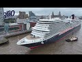 Cunard Queen Anne Arrival at Liverpool Cruise Terminal 3 June 2024 LONG EDITION