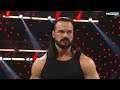 CM Punk y Drew McIntyre se enteran que Seth Rollins sera el arbitro de su combate en Raw