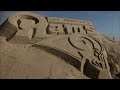 LA Rams in Super Bowl LVI Sand Sculpture