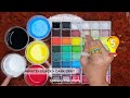Making 48 Colors Made from Just 5 Primary Colors l color mixing