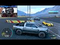 RAM 1500 TRX & Ford F150 Raptor - Offroading | The Crew Motorfest | Logitech g29 gameplay