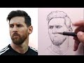 A Better way to Practice Drawing using loomis method | Messi