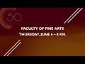 Thursday, June 6, 2024 - 8 p.m., Faculty of Fine Arts