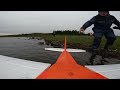 Arnarvöllur - Seltjörn.  Float flying  Eflite Carbon Z Cub.  On board Camera.
