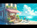 [여름 이야기] 해변가의 여유로운 카페 | 작은 행복을 만끽하는 시간 힐링 수면 공부 음악 BGM | Relaxing Seaside Cafe Ambience