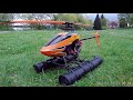 RC Helicopter Blade 230s V2 with FLOATS: First WATER Takeoff/Landing Attempts!!!