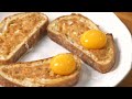 Now you will only make scrambled eggs for breakfast this way. Egg sandwiches.