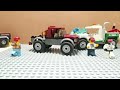 Lego zombie blocking road