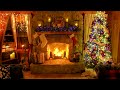 Relaxing Christmas Music ⛄ Traditional Instrumental Christmas Songs Playlist with A Warm Fireplace