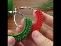 How to make very easy crochet earrings aparatina earrings #crochet #knitting