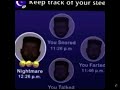Keep track of your sleep