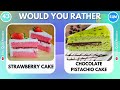 Would You Rather RED vs GREEN Food Edition! 🍓🍏