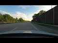 4K Driving in Germany: Autobahn 1 Lübeck to Hamburg