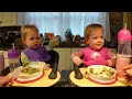 Twins try portabella and goat cheese ravioli