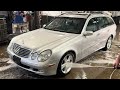 We revived an abandoned Mercedes E500 S211 Wagon. Disaster Detail First Wash In Years Restoration